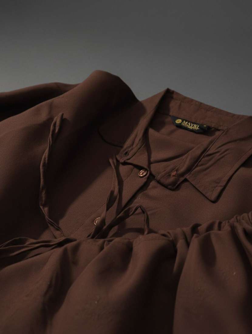 women solid long sleeve regualr fit shirt - 22358718 -  Standard Image - 4