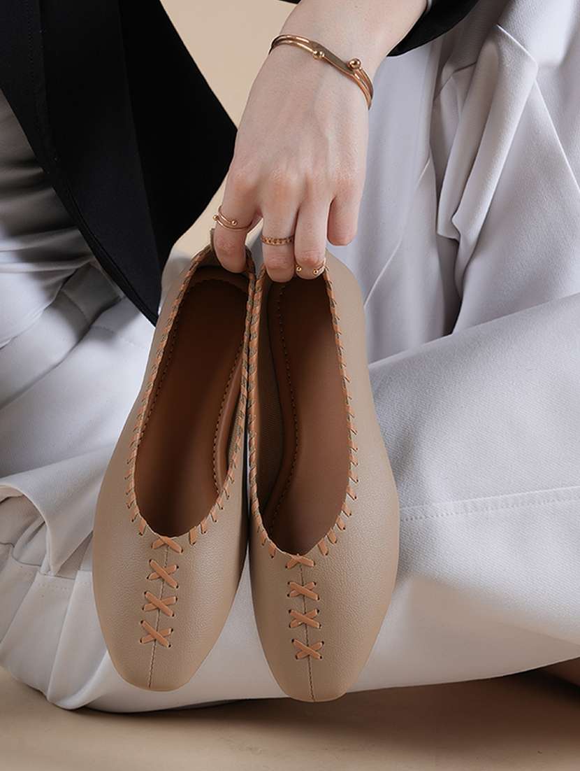 women solid slip on ballerina - 22358722 -  Standard Image - 1