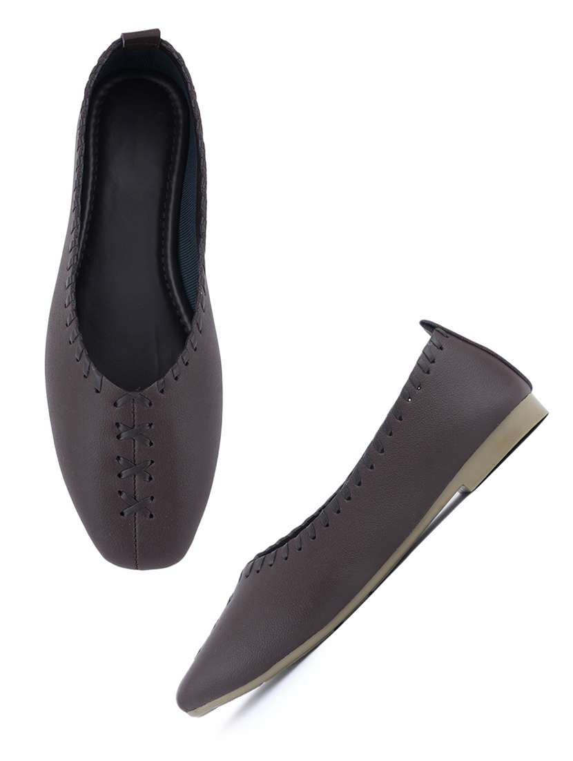 Women Solid Slip On Ballerina - 22358729 -  Standard Image - 4