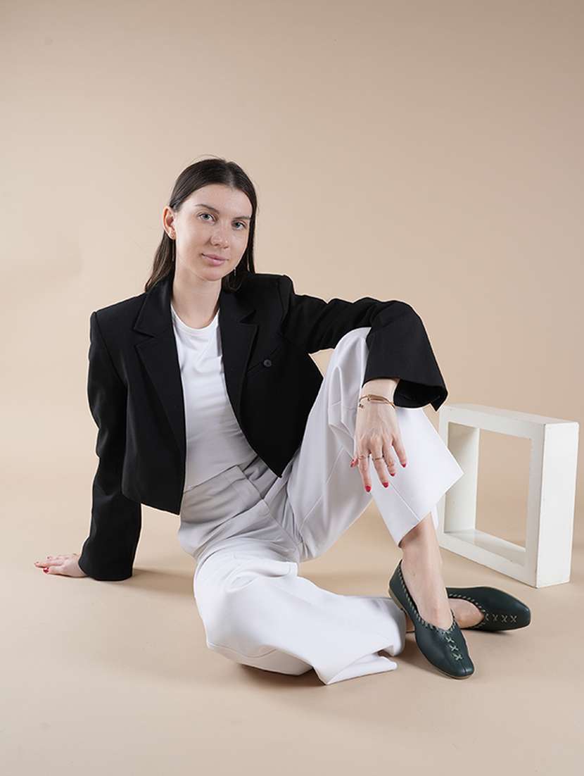 women solid slip on ballerina - 22358731 -  Standard Image - 1