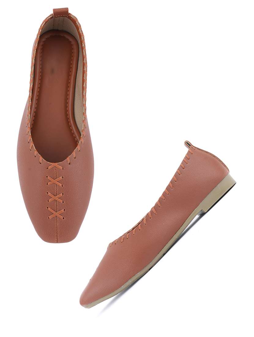 women solid slip on ballerina - 22358733 -  Standard Image - 4