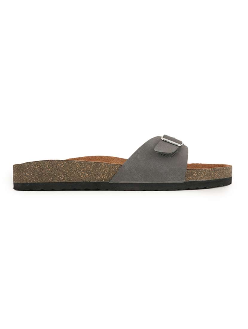 women solid slip on sandals - 22358758 -  Standard Image - 1