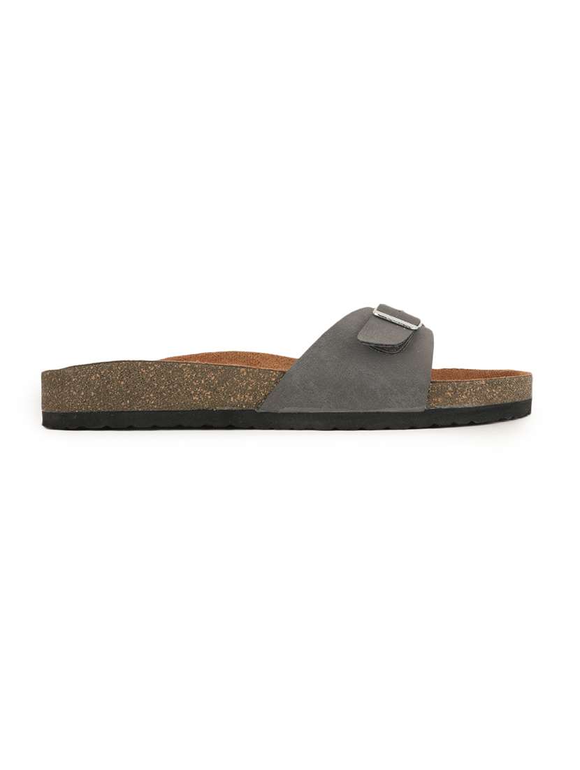 women solid slip on sandals - 22358805 -  Standard Image - 1