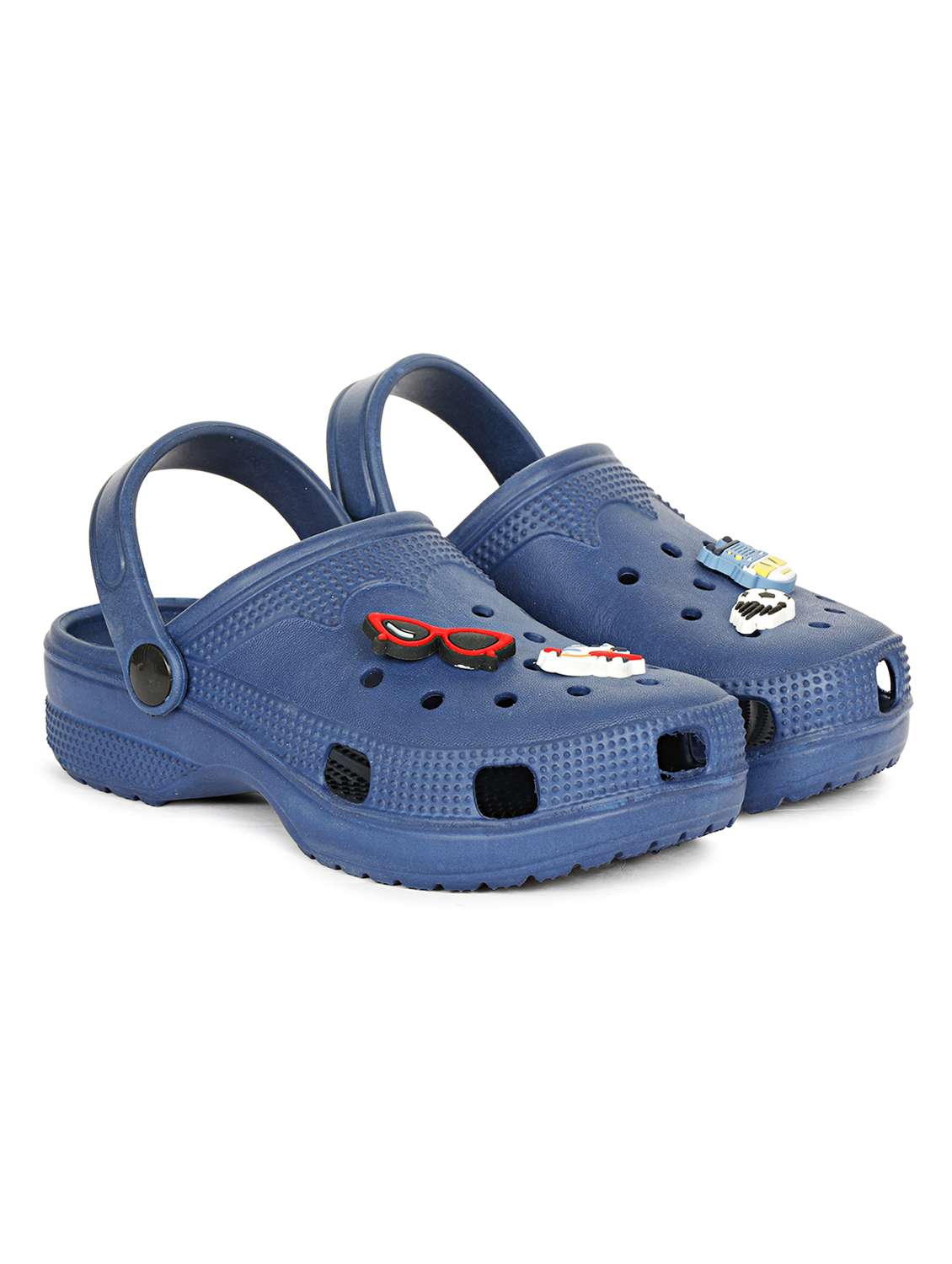 boys blue solid clog - 22358826 -  Standard Image - 4