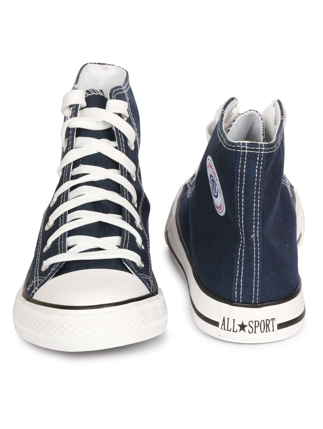 men solid lace up high ankle sneaker - 22358831 -  Standard Image - 4