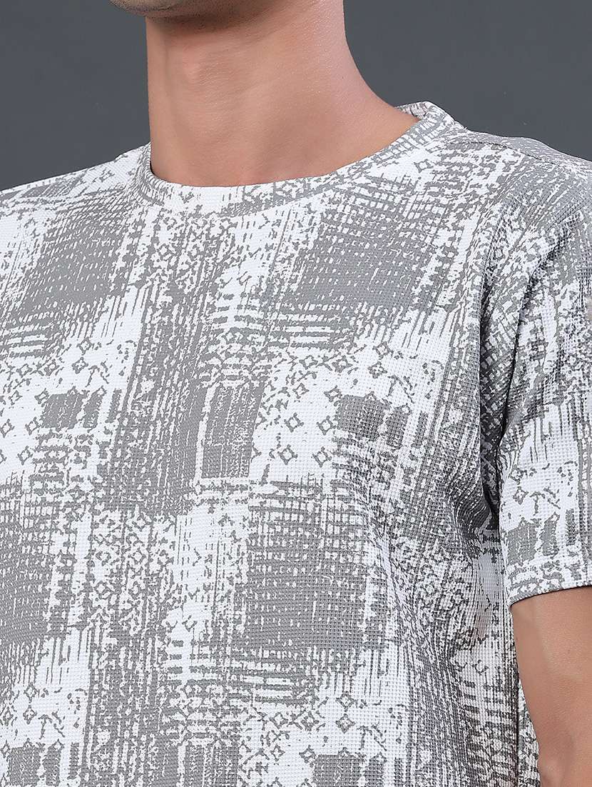 men printed short sleeve regular fit t-shirt - 22359242 -  Standard Image - 1