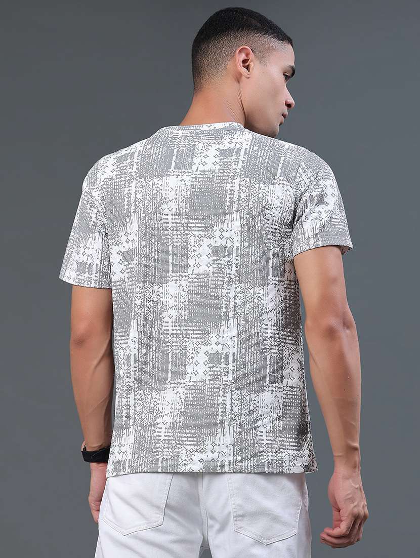men printed short sleeve regular fit t-shirt - 22359242 -  Standard Image - 4