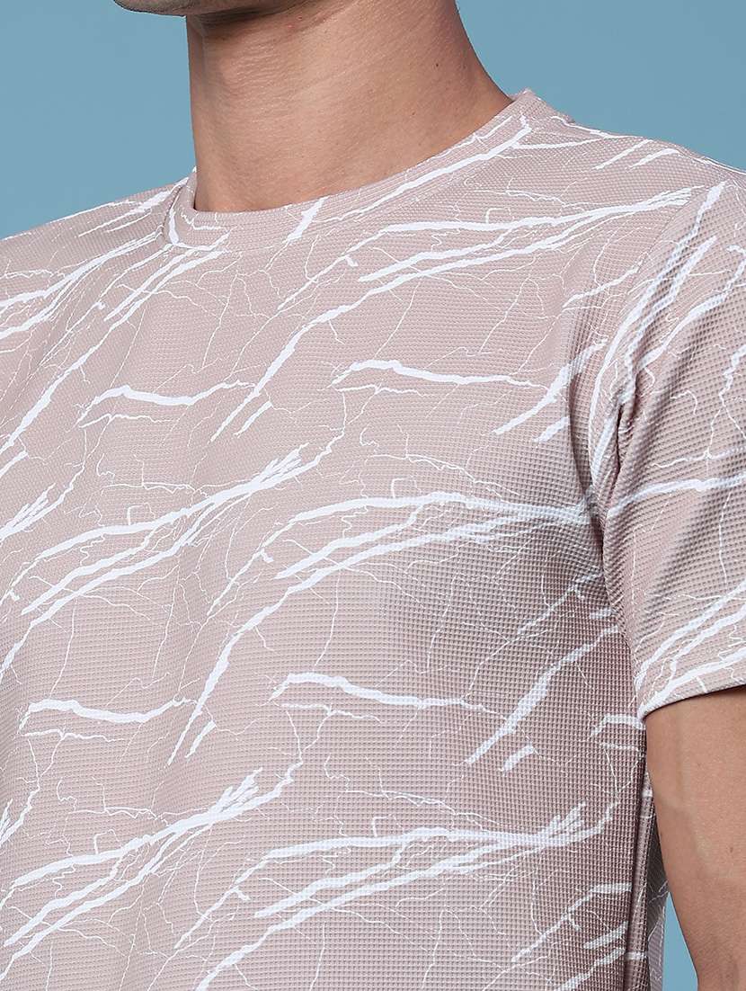 men printed short sleeve regular fit t-shirt - 22359243 -  Standard Image - 1