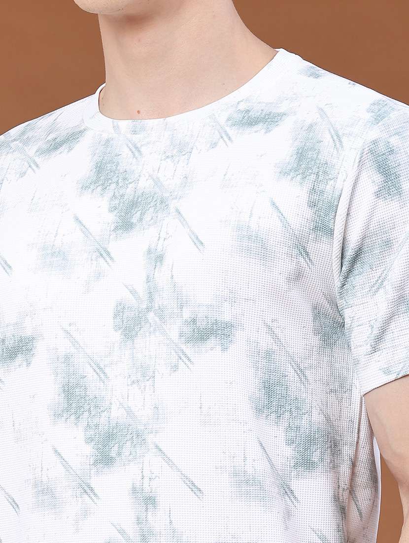 men printed short sleeve regular fit t-shirt - 22359244 -  Standard Image - 1