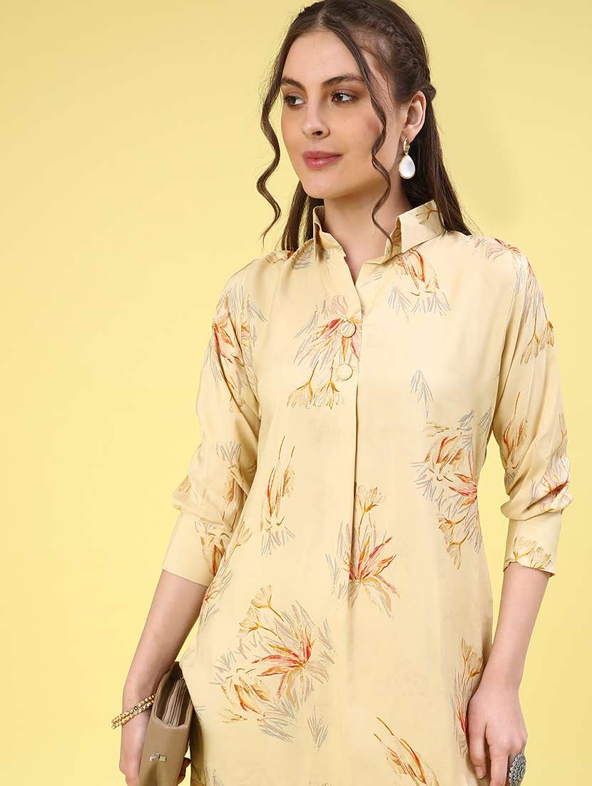 Yellow Cotton Coord Set - 22359247 -  Standard Image - 1