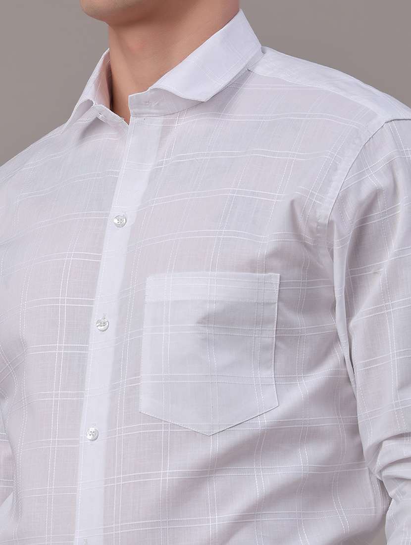 men checkered long sleeve slim fit formal shirt - 22359277 -  Standard Image - 1