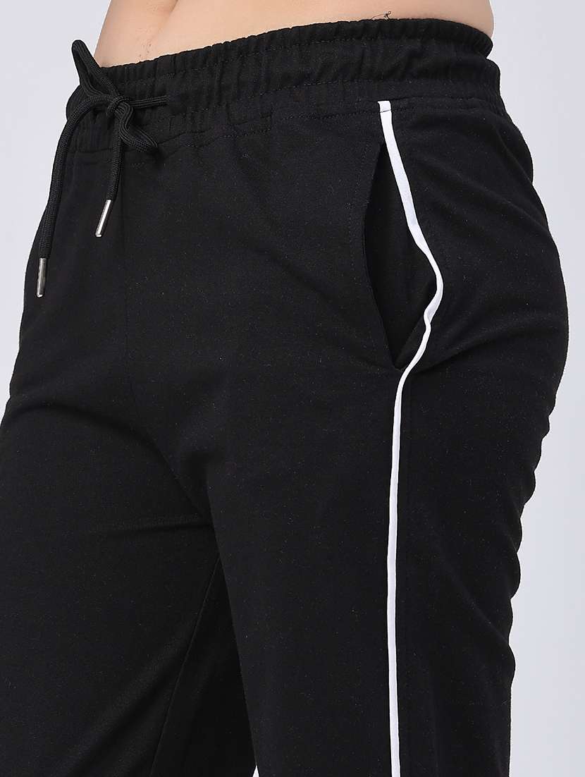 women tapered mid rise track pant - 22359322 -  Standard Image - 1