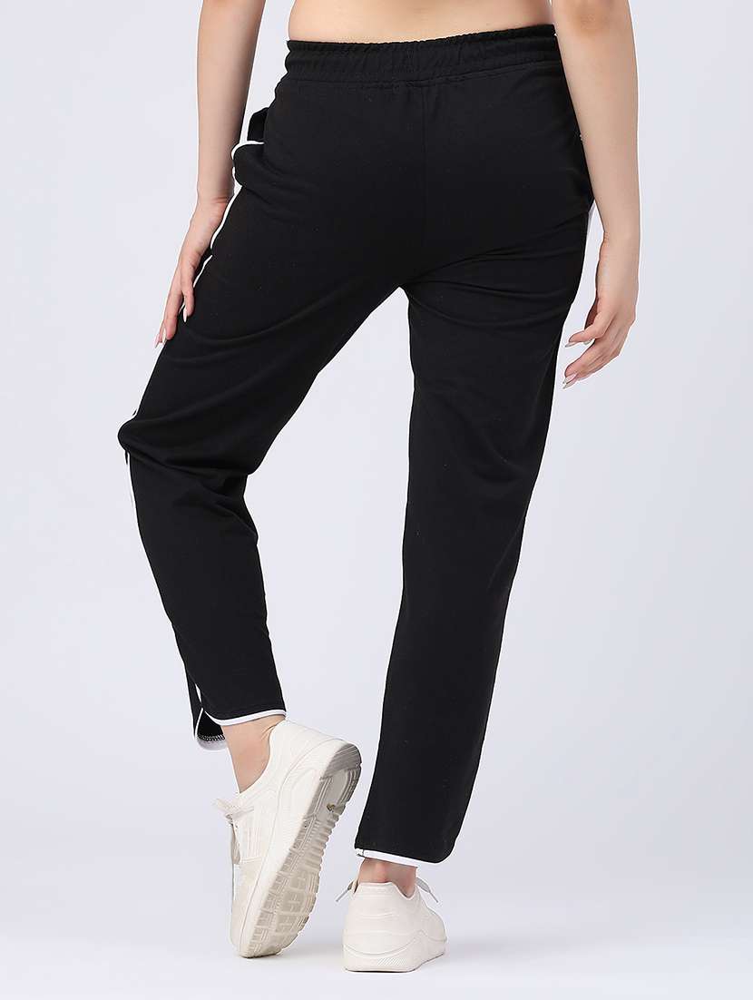 women tapered mid rise track pant - 22359322 -  Standard Image - 4