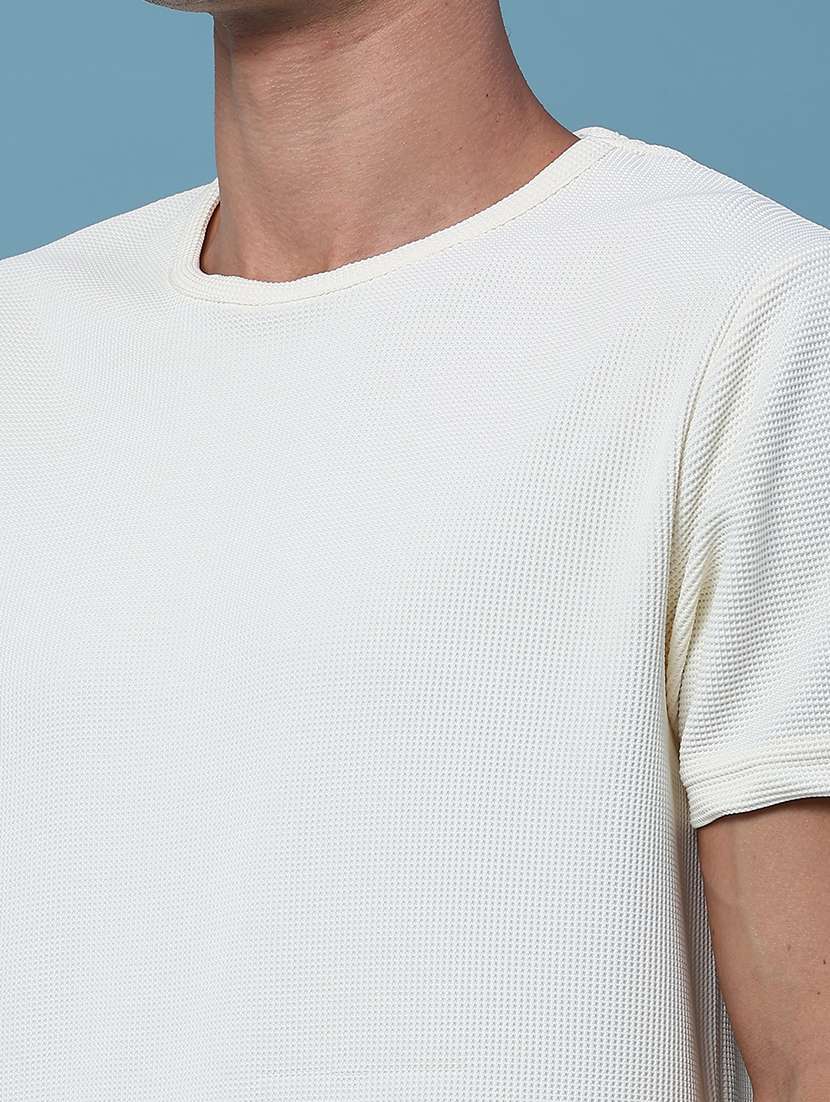 Men Solid Round Neck T-shirt And Shorts Co-ord Set - 22359328 -  Standard Image - 1