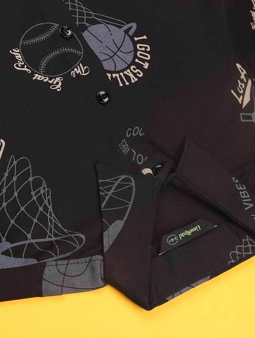 black cotton shirt - 22359450 -  Standard Image - 4
