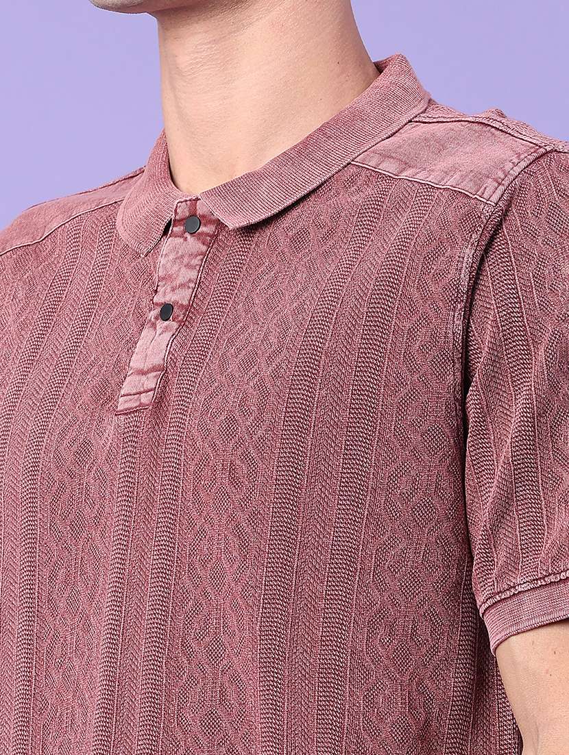 men self design short sleeves casual t-shirt - 22359971 -  Standard Image - 1