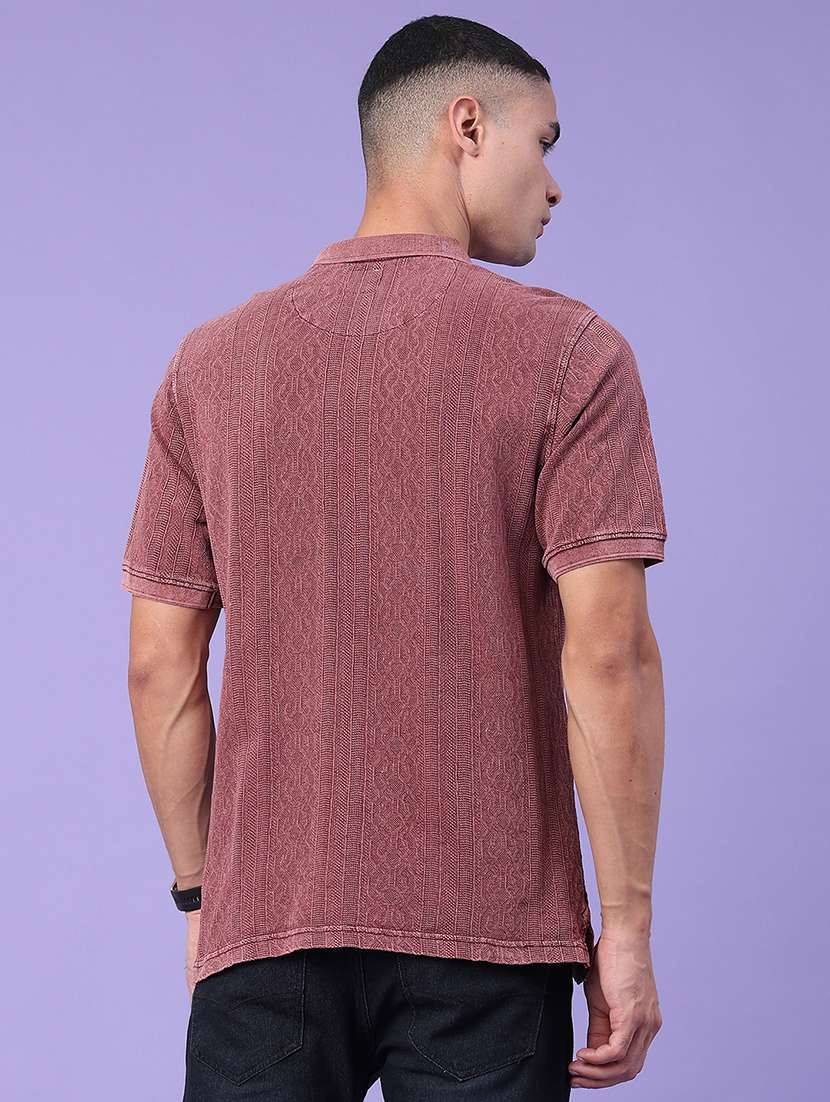 men self design short sleeves casual t-shirt - 22359971 -  Standard Image - 4