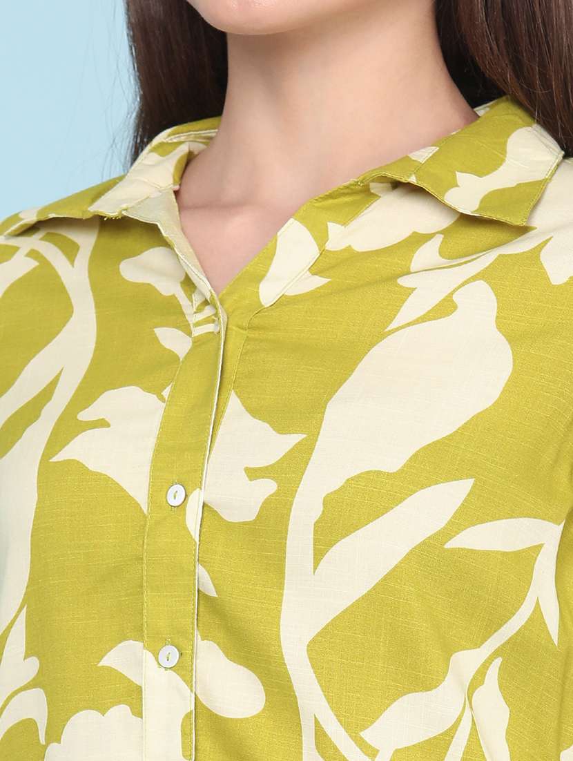 women printed collared regular shirt - 22360003 -  Standard Image - 1