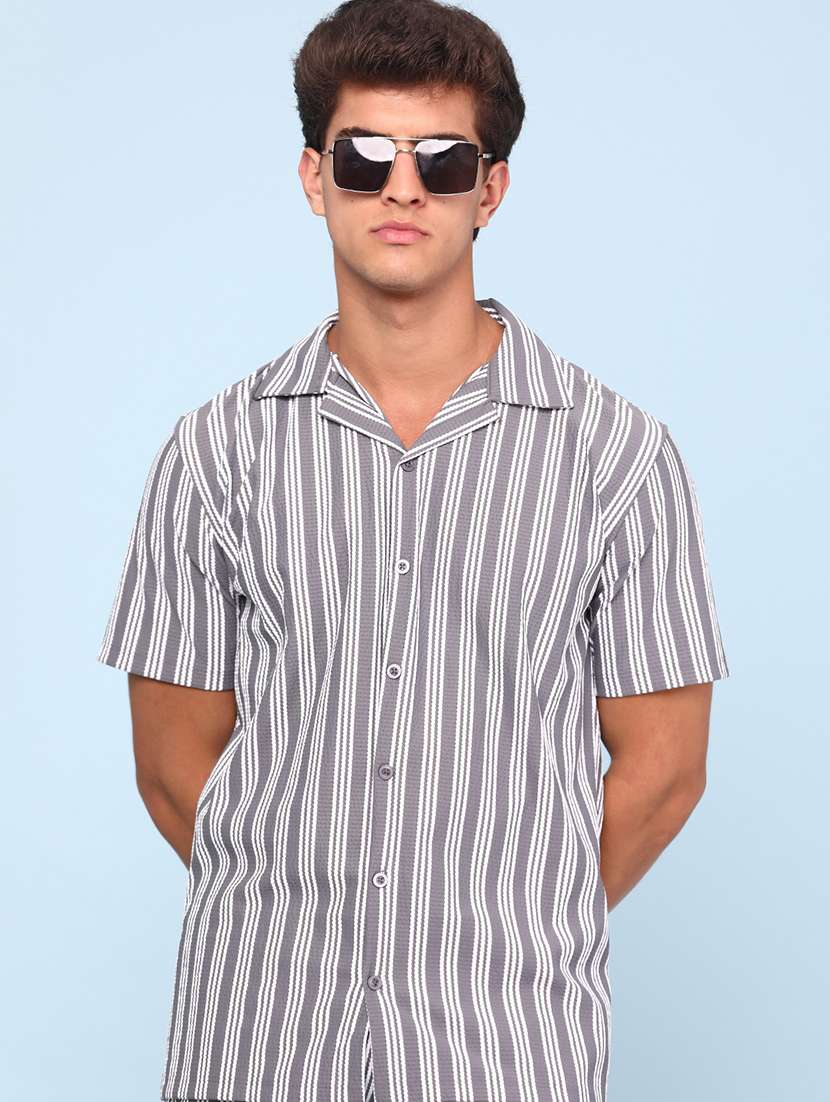 grey polyester combos coord set - 22360157 -  Standard Image - 4