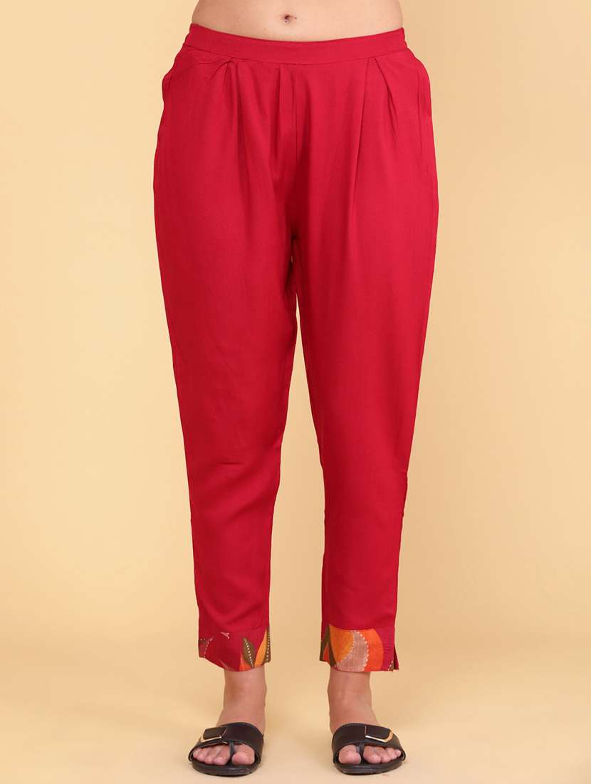 women printed three quarter sleeve kurta pant set - 22360186 -  Standard Image - 4