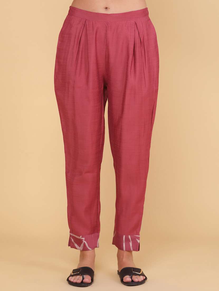 women printed three quarter sleeve kurta pant set - 22360190 -  Standard Image - 4