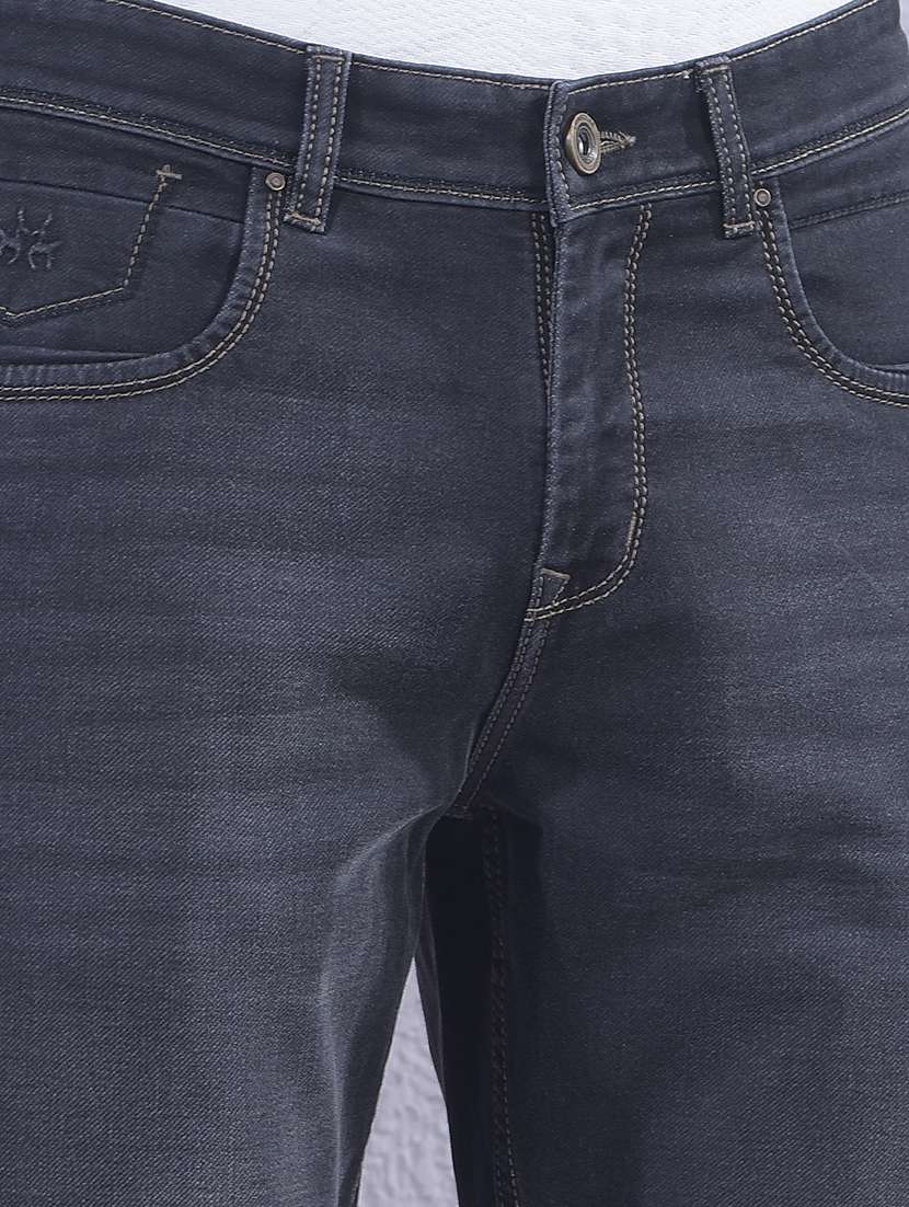 Men Washed Mid Rise Full Length Jeans - 22360350 -  Standard Image - 1