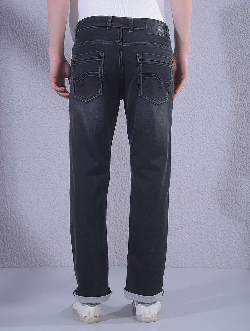 Men Washed Mid Rise Full Length Jeans - 22360350 -  Standard Image - 4