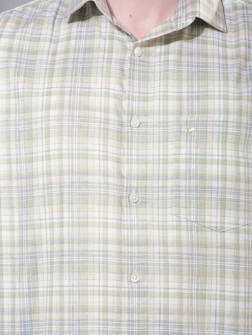 men checkered long sleeve regular fit casual shirt - 22360479 -  Standard Image - 1