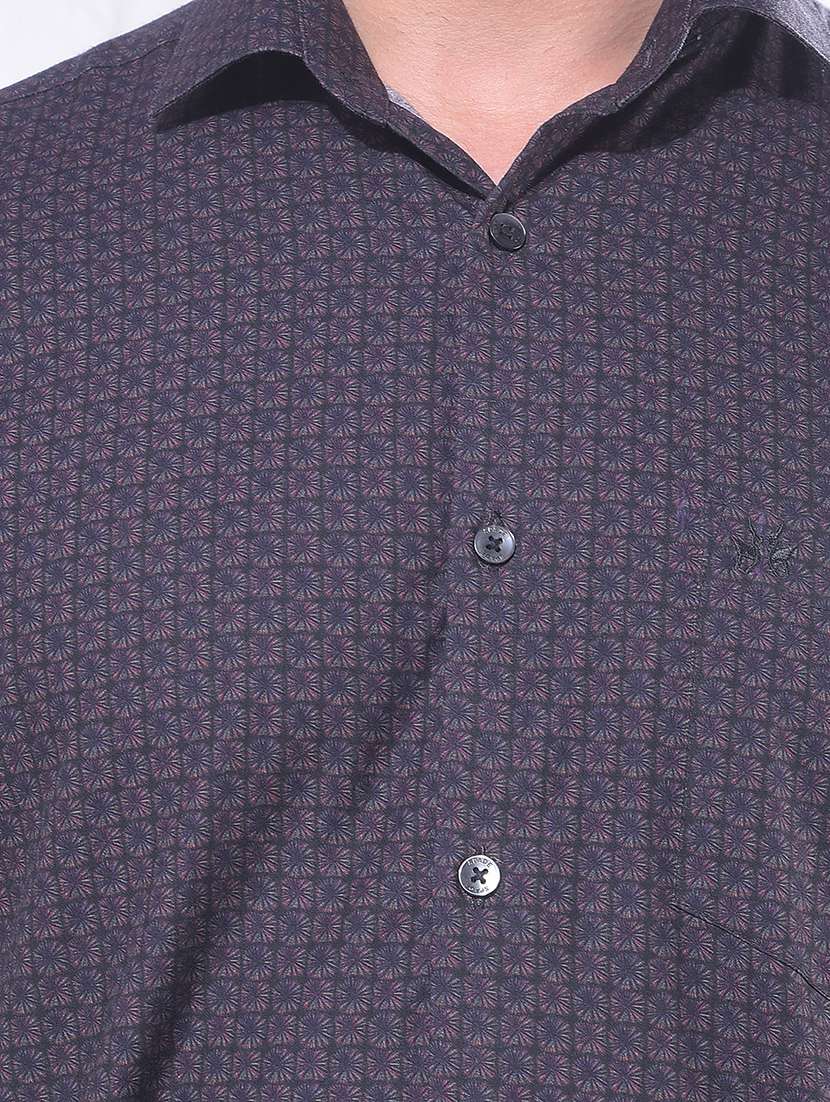 men printed long sleeve casual shirt - 22360497 -  Standard Image - 1