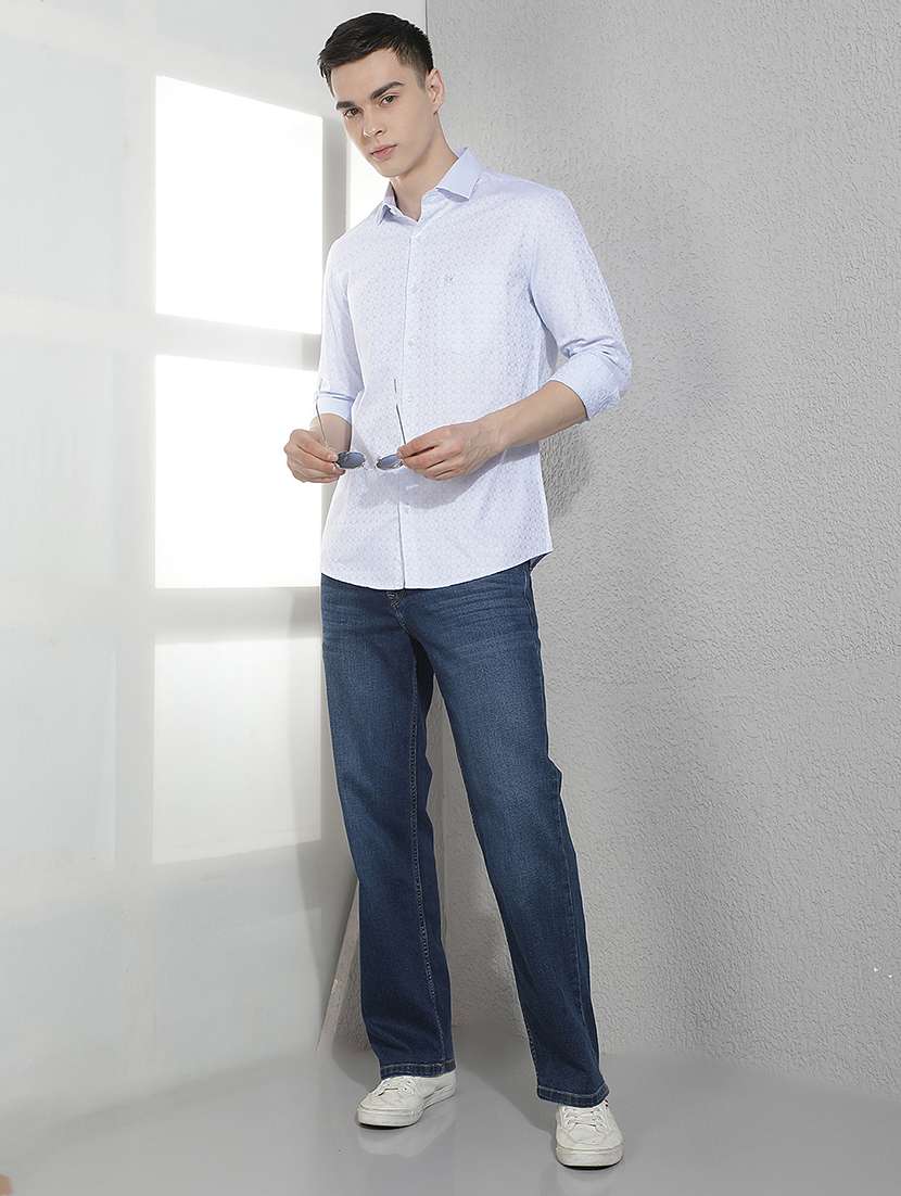 men printed long sleeve regular fit casual shirt - 22360561 -  Standard Image - 6