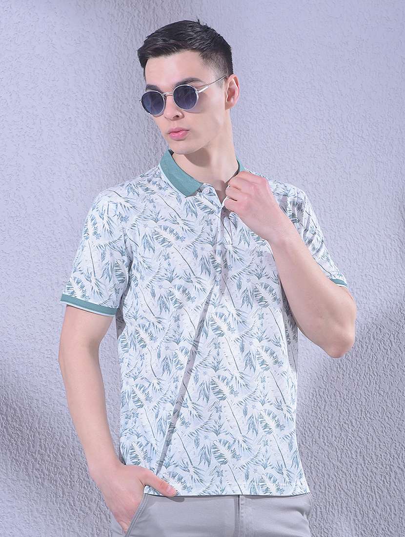 men printed short sleeve t-shirt