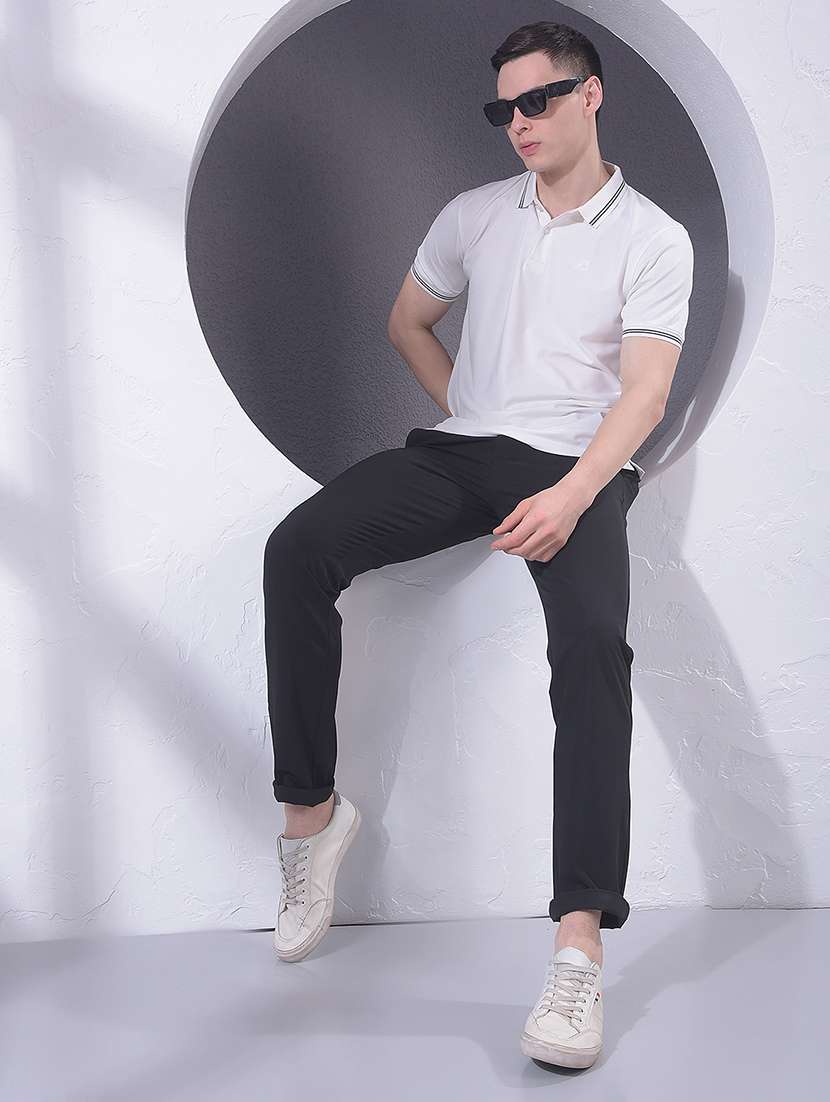 men solid short sleeve regular fit polo t-shirt - 22360620 -  Standard Image - 6