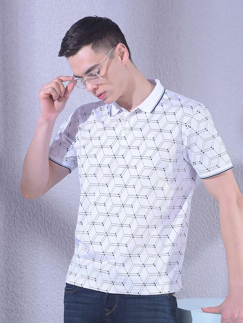 men printed short sleeve t-shirt