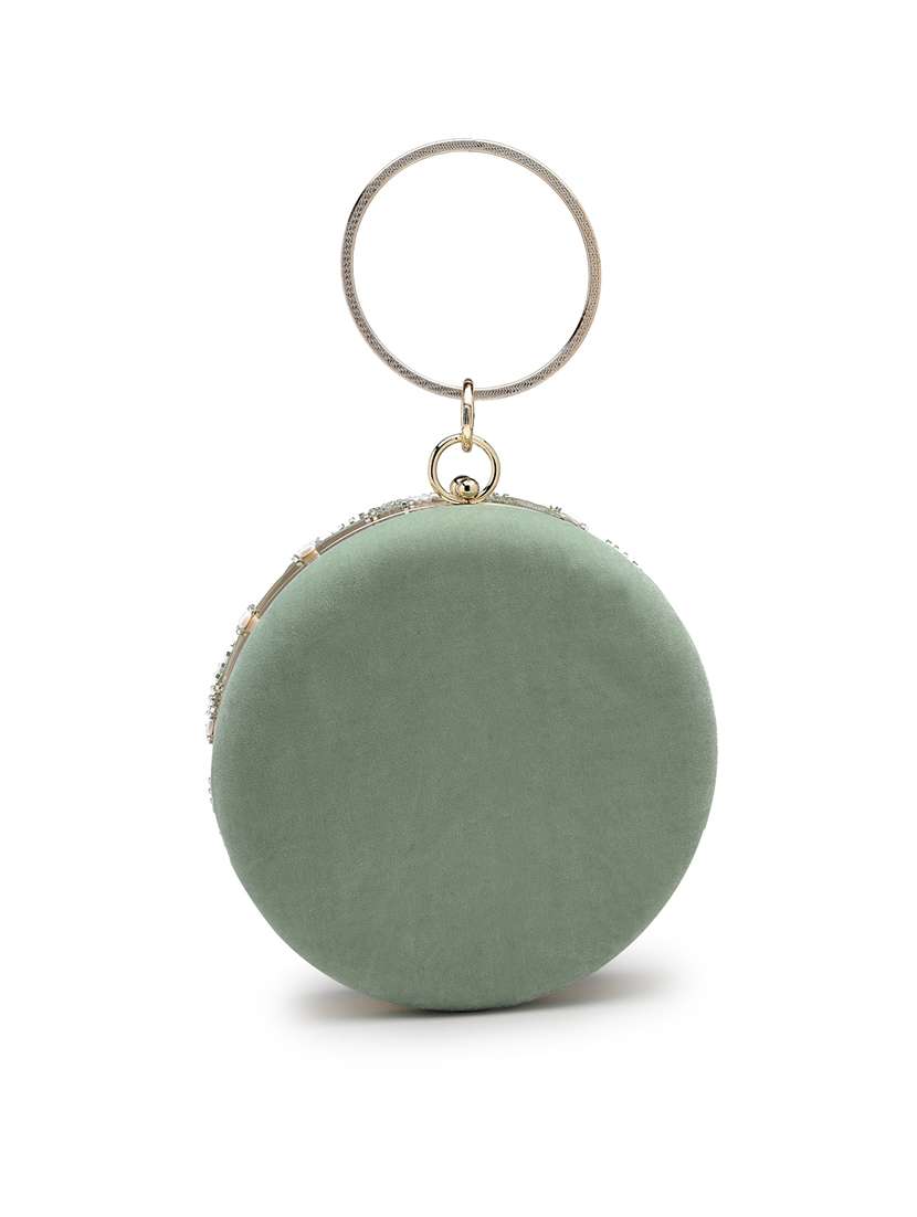 Women Embellished Clutch With Sling Chain - 22360658 -  Standard Image - 1