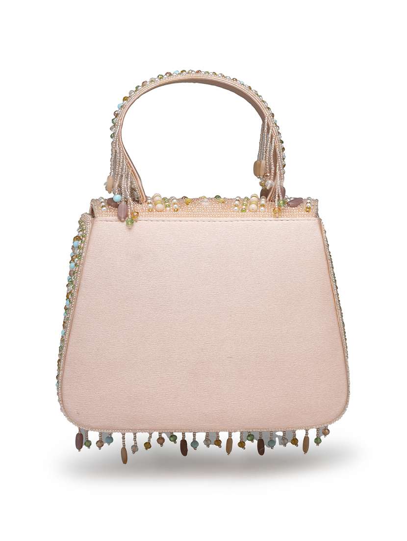 women embellished clutch with sling chain - 22360665 -  Standard Image - 1