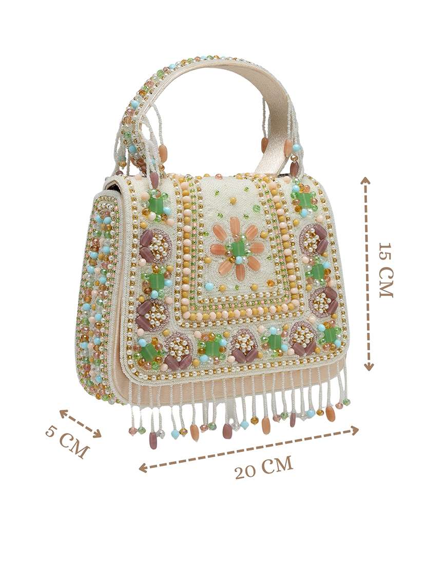 Women Embellished Clutch - 22360666 -  Standard Image - 4