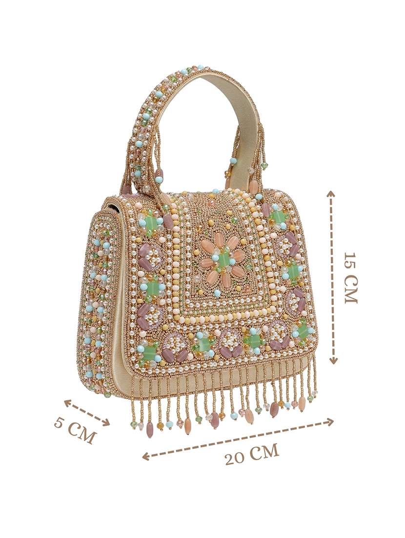 Women Embellished Clutch - 22360667 -  Standard Image - 4