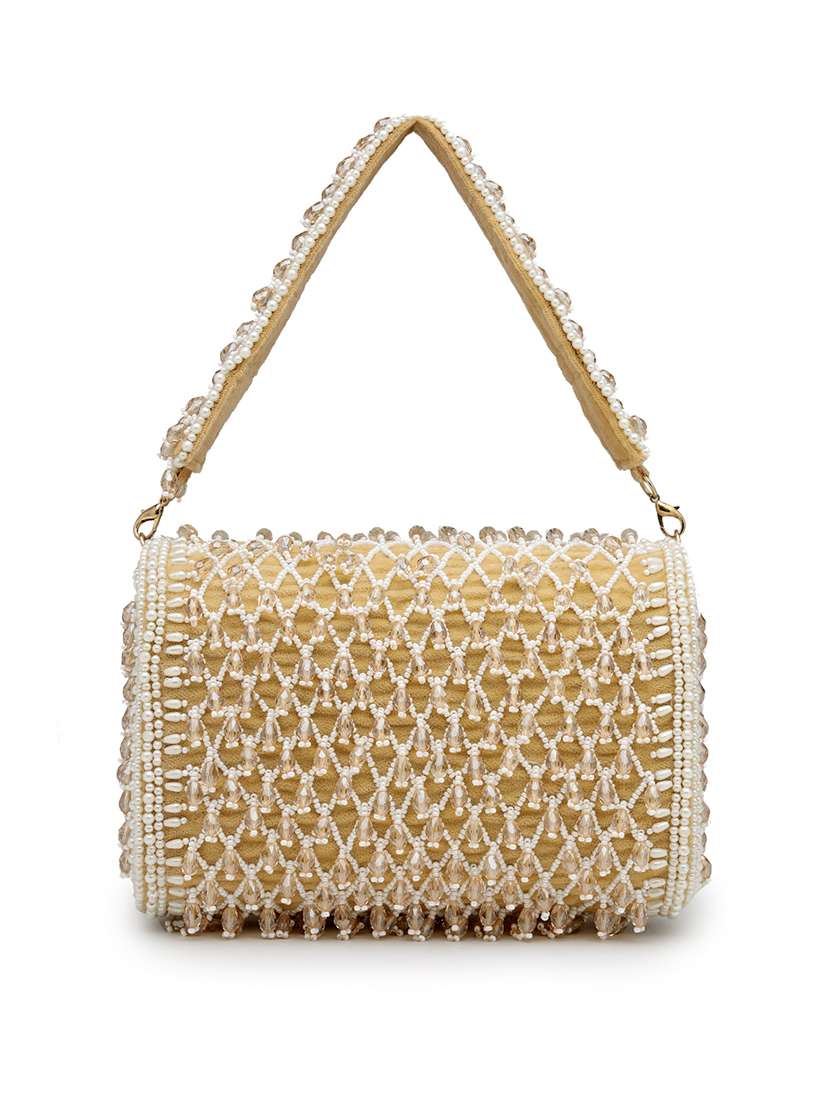 women embellished clutch with strap - 22360670 -  Standard Image - 1
