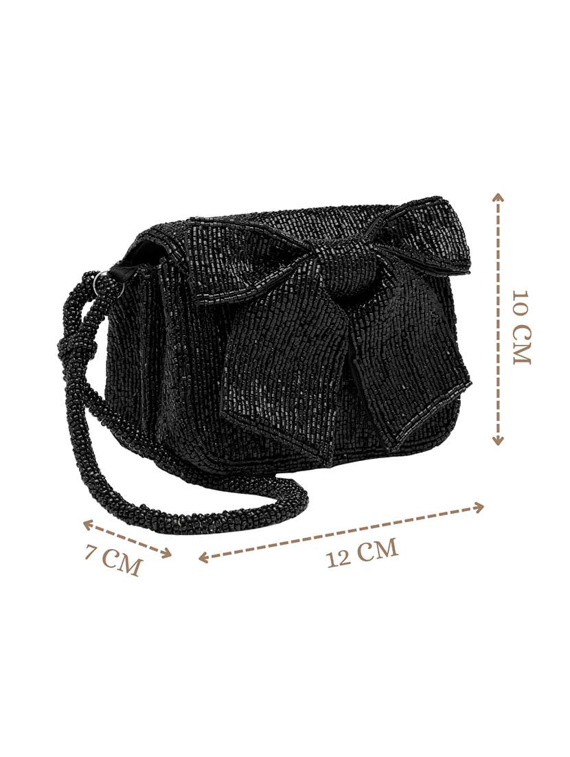 women embellished clutch with strap - 22360672 -  Standard Image - 4