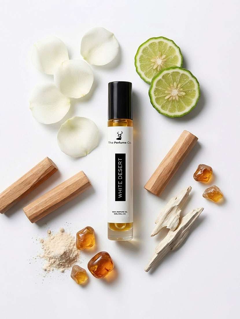 white desert perfume oil roll on