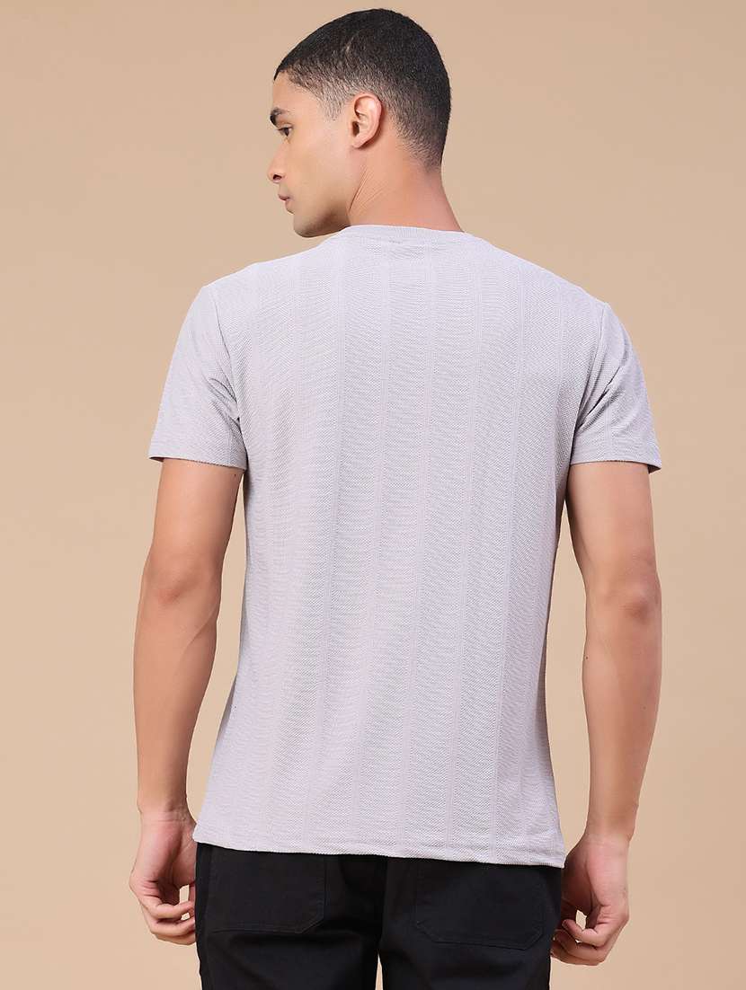men self design short sleeve regular fit t-shirt - 22361305 -  Standard Image - 4