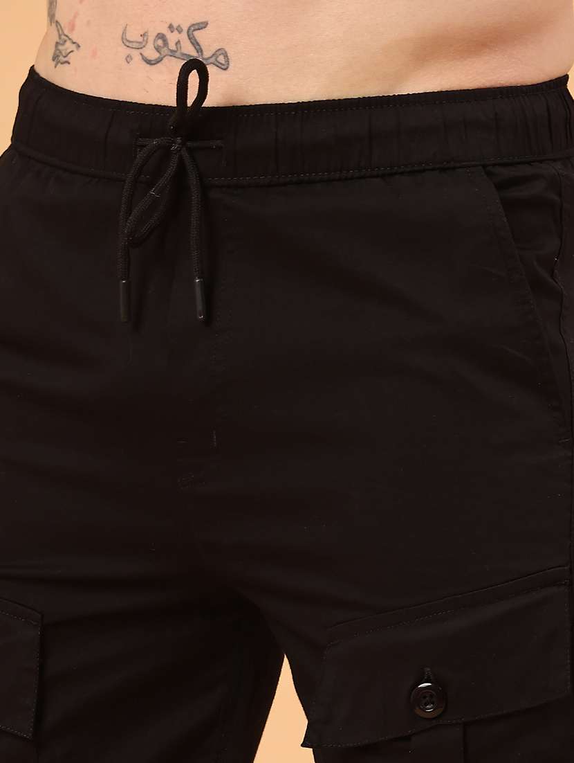 black cotton  short - 22361336 -  Standard Image - 1