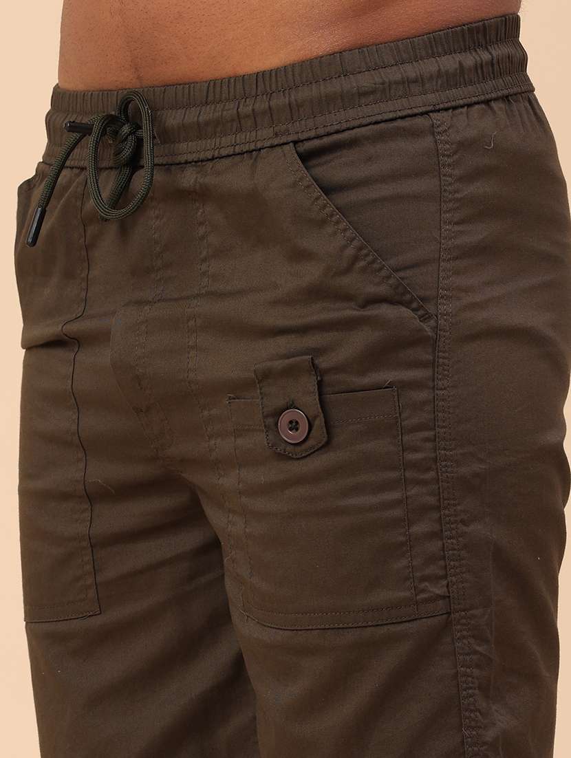 men solid mid rise regular fit shorts - 22361344 -  Standard Image - 1