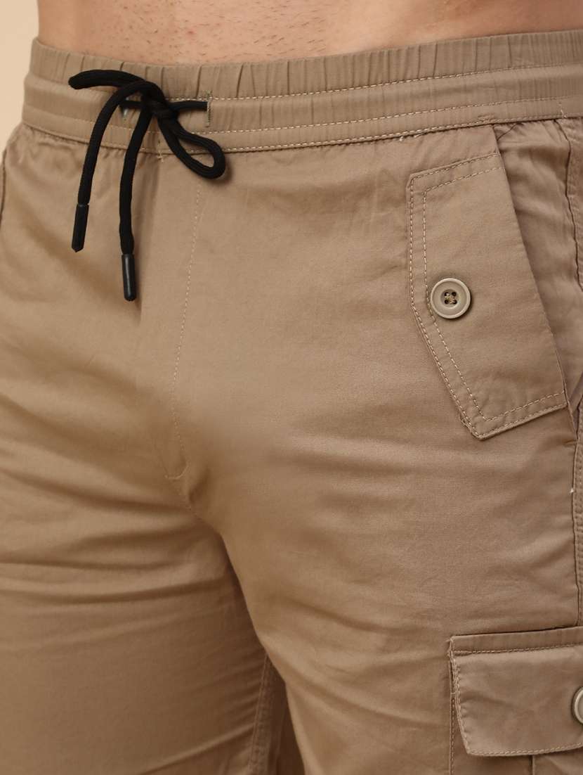 beige cotton  shorts - 22361360 -  Standard Image - 1