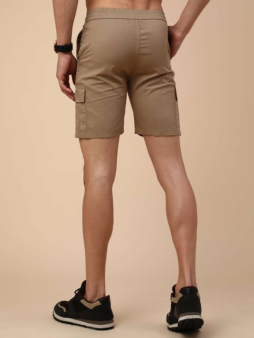 beige cotton  shorts - 22361360 -  Standard Image - 4