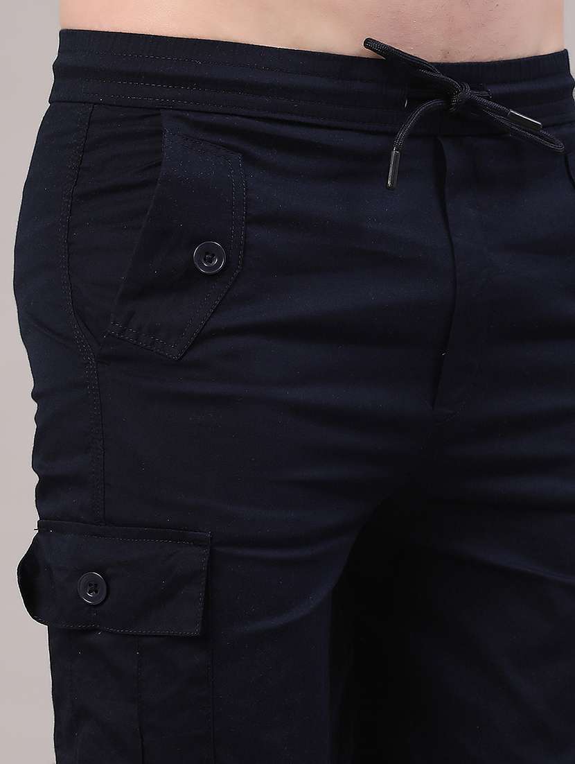 navy blue cotton cargos - 22361361 -  Standard Image - 1