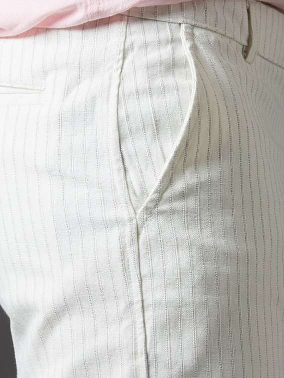 men striped mid rise regular fit short - 22362041 -  Standard Image - 6