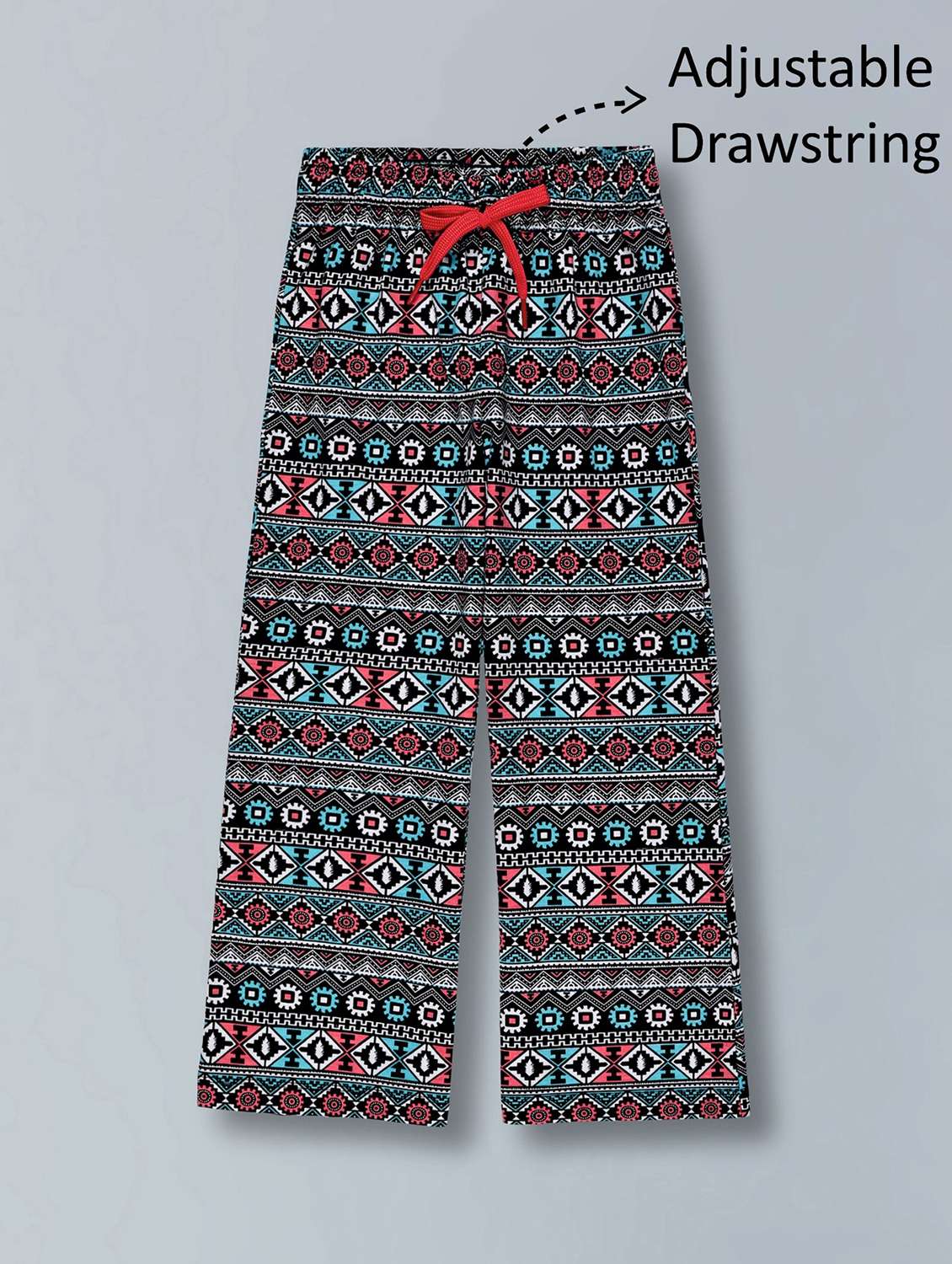 girls printed top and palazzo full length set - 22362075 -  Standard Image - 4