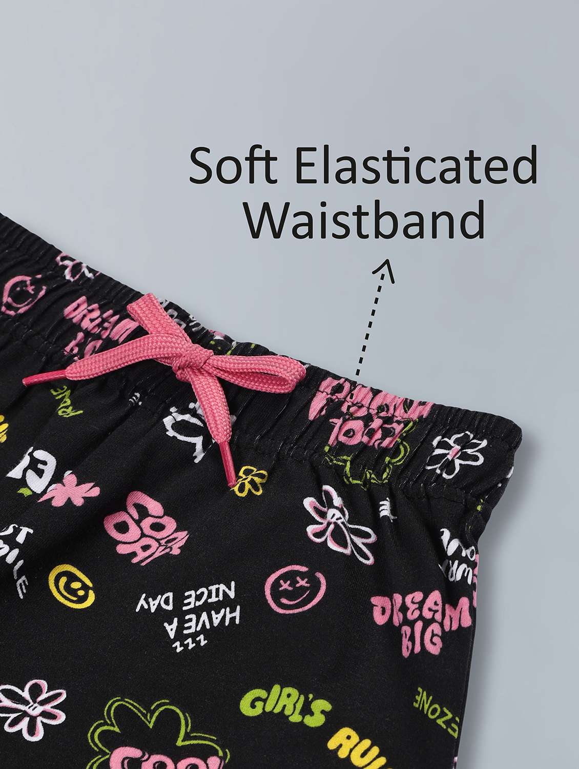 girls pack of 2 printed mid rise shorts  - 22362078 -  Standard Image - 4