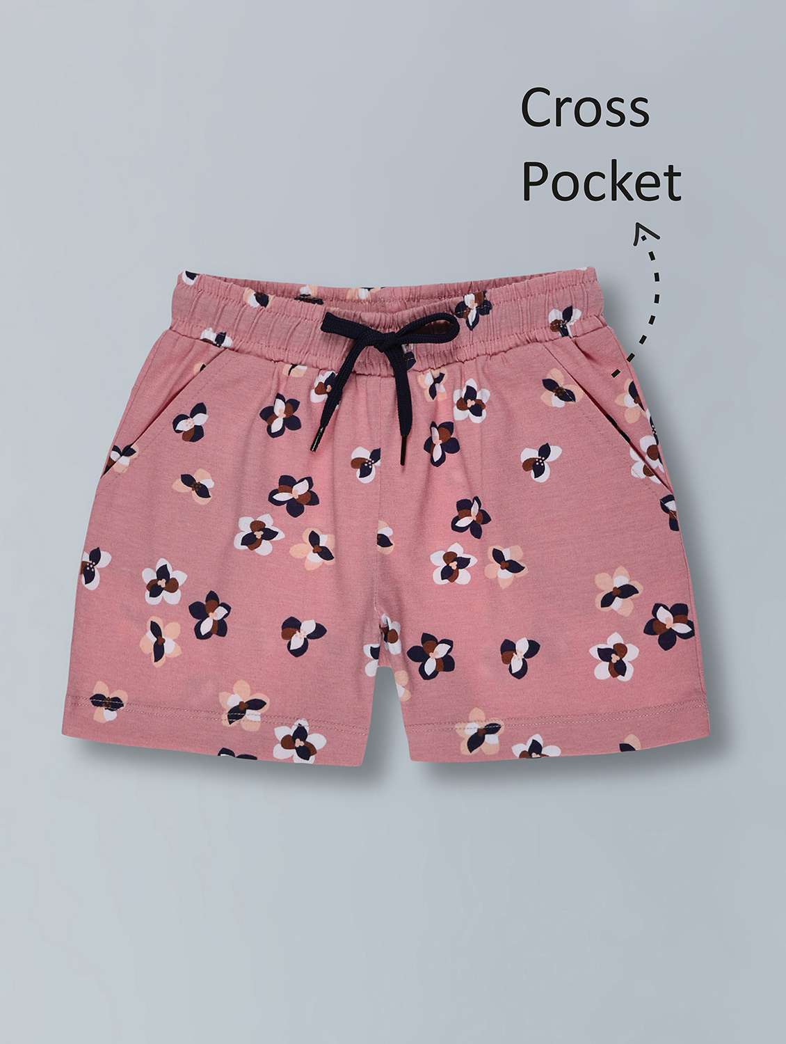 girls printed t-shirt & shorts co-ord set - 22362091 -  Standard Image - 4